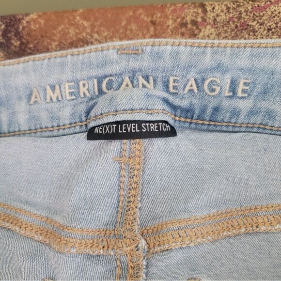 American Eagle Women's High Rise Jegging Next Level Stretch Jeans Size 6 - Picture 6 of 14